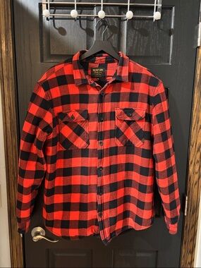 Burton Red and Black Buffalo Plaid Jacket